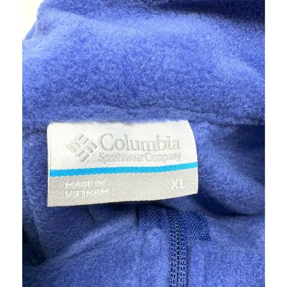 Columbia Women Sawyer Rapids Full Zip Fleece Jacket, Royal Blue, Size XL - Picture 5 of 6